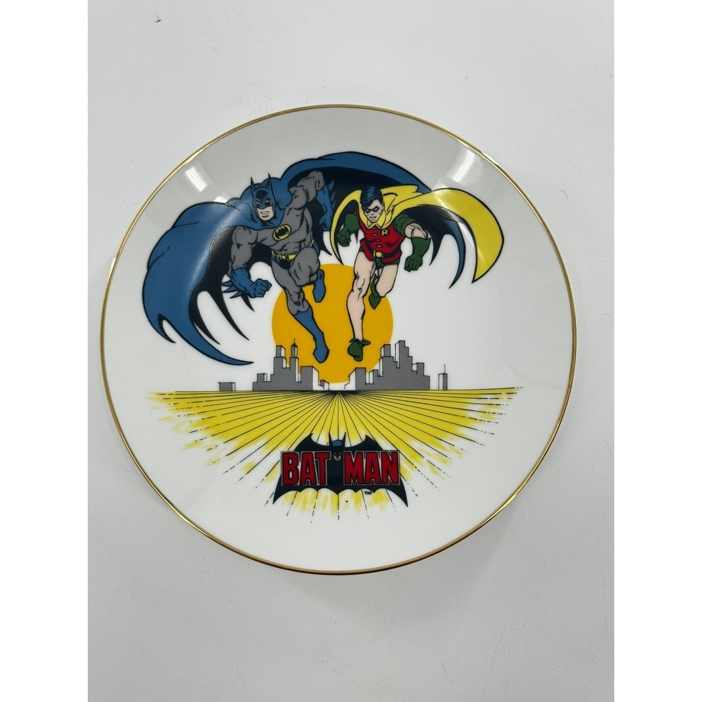 DC Super Heroes Series Batman Batman & Robin Collectors Plate Bundle of 6